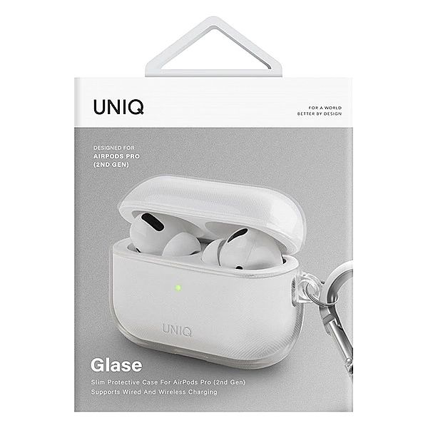 Etui UNIQ Glase AirPods Pro 2 - przezroczyste