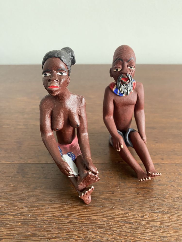 Casal mocambicano em ceramica