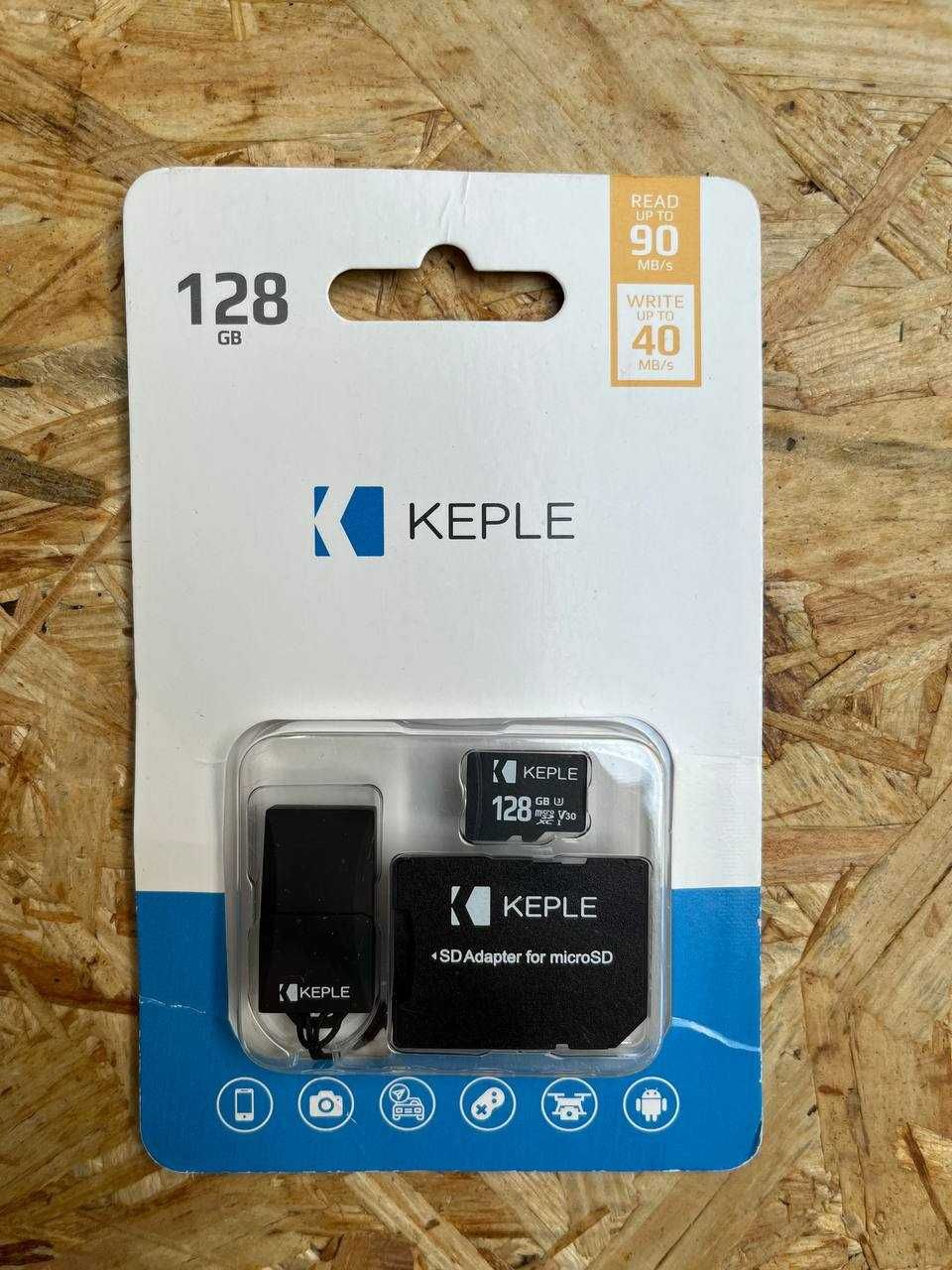 Karta pamięci 128 gb microSD, SD i USB Keple