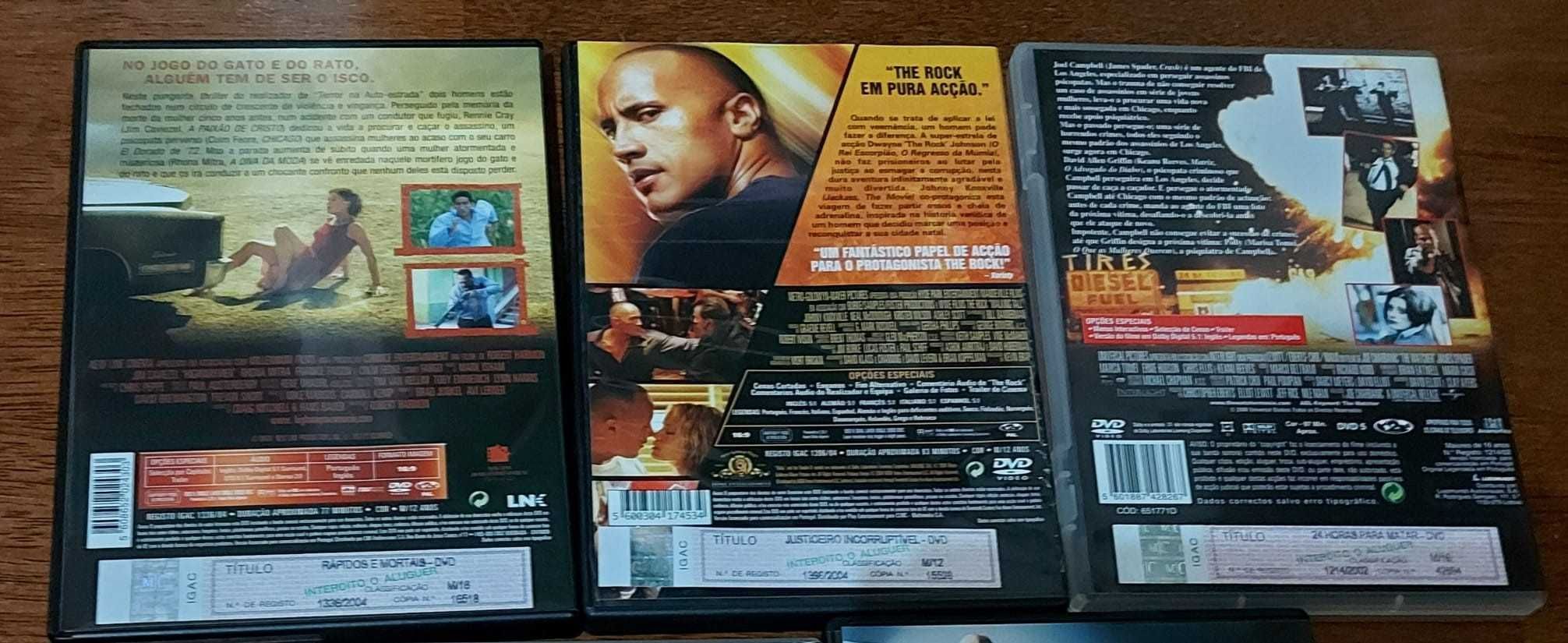 Lote #5 - 9 DVDs Ação