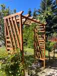 Pergola drewniana ogrodowa
