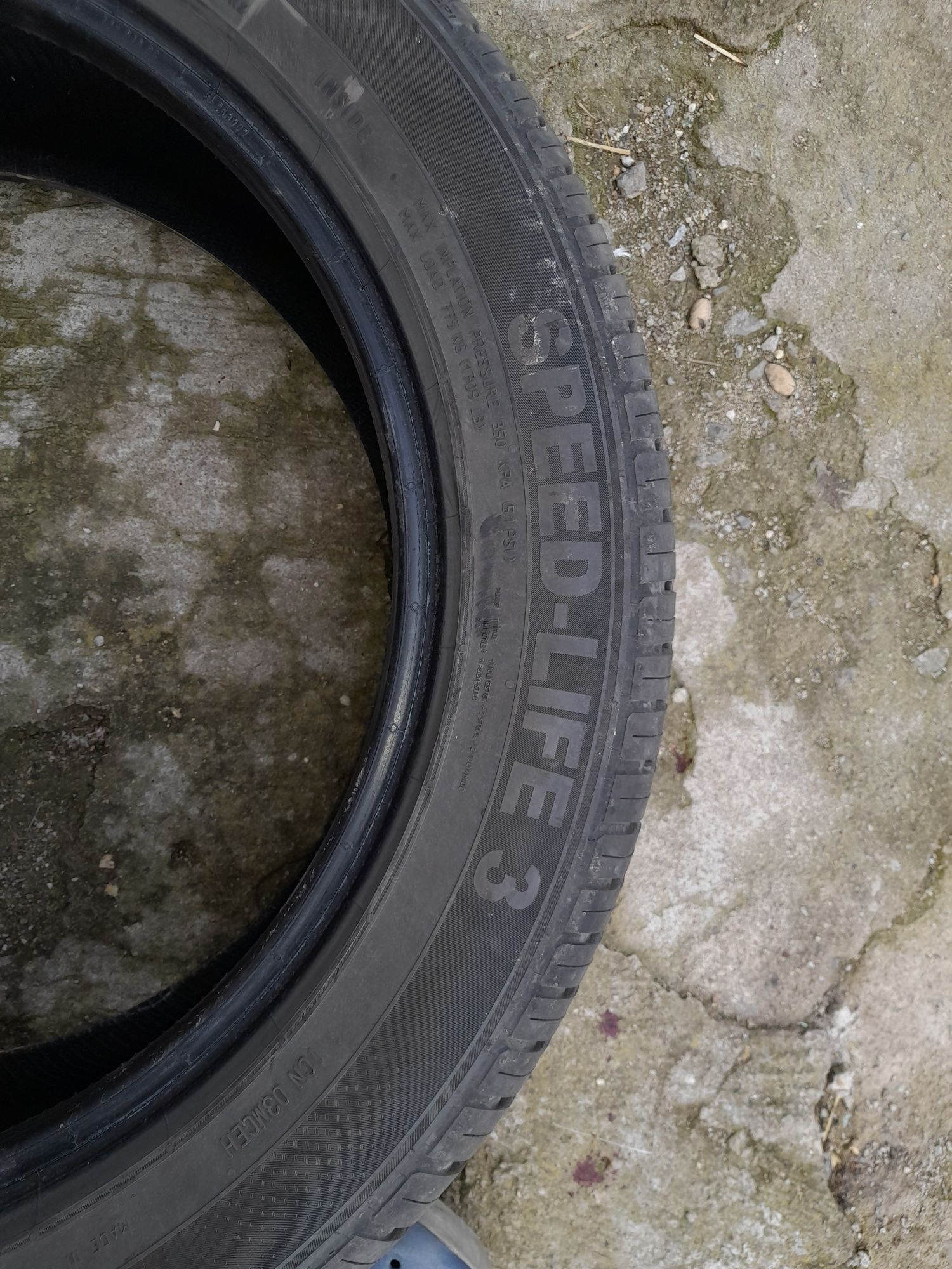 Używane opony letnie Semperit 225/55 R19 z 2022bardzo dobrym stanie
