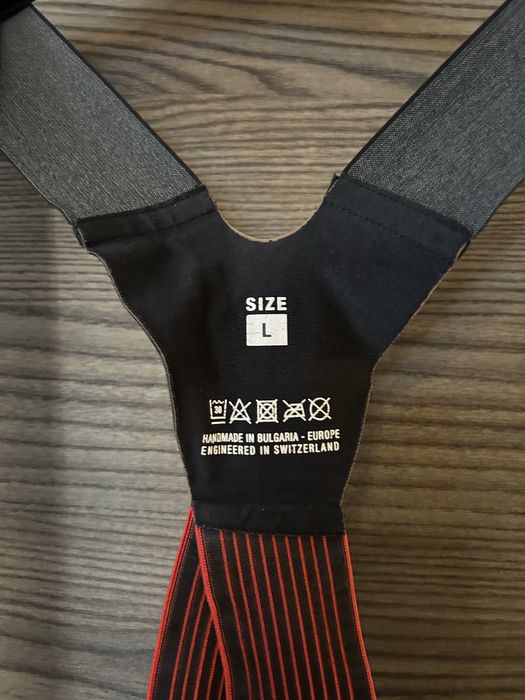 Assos bibs Equipe RS rozm. L - czerwony akcent, unikat