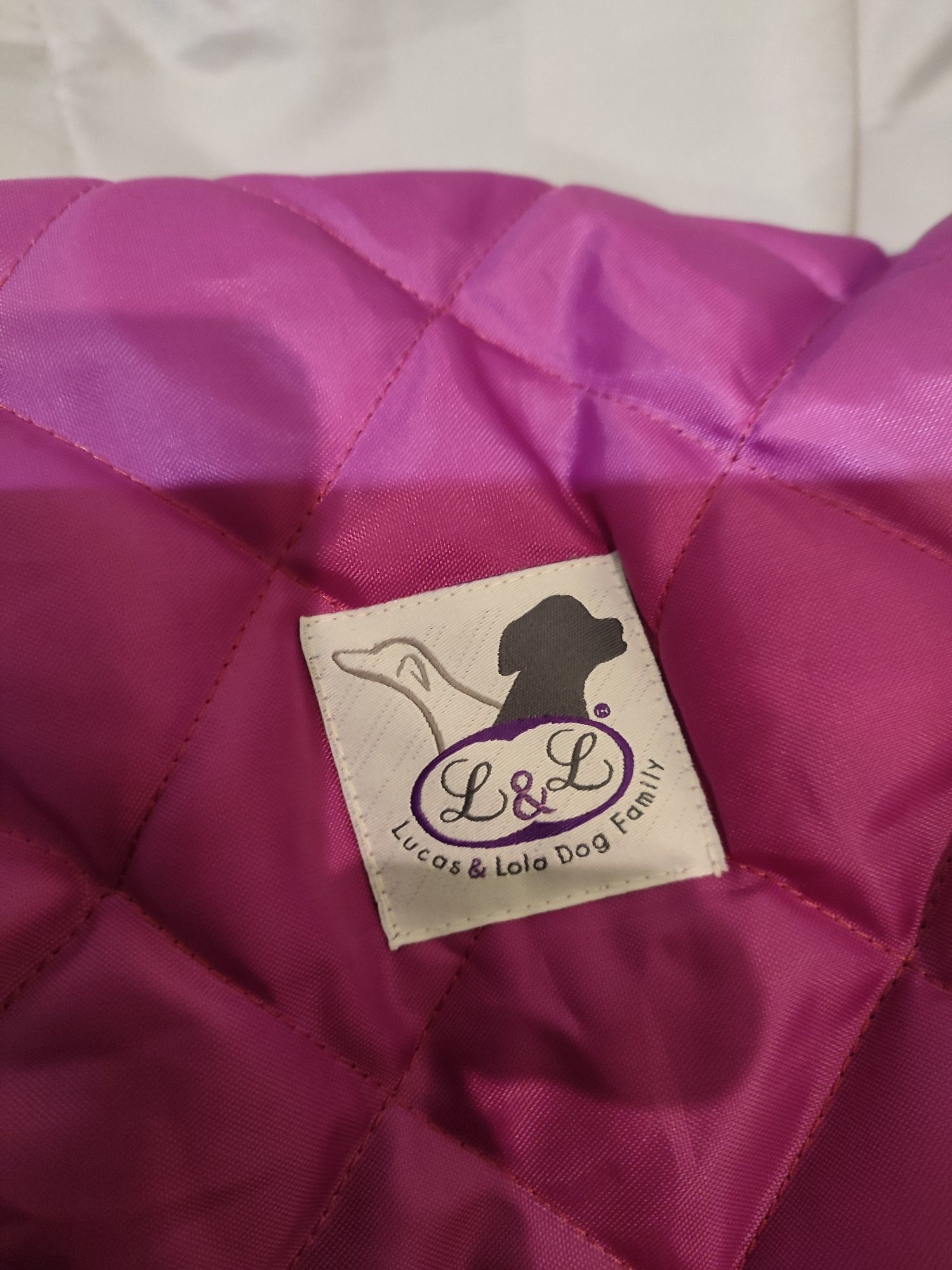 Водонепроникне пальто кольору фуксії для собаки Lucas & Lola