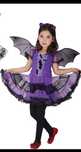 Kostium czarownica, nietoperz, bal, 140, 134, urodziny, halloween