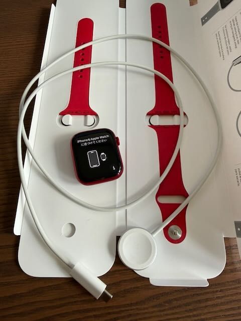 Apple Watch Series 7 45mm (PRODUCT)RED Alu + Red Sport Band, Cellular