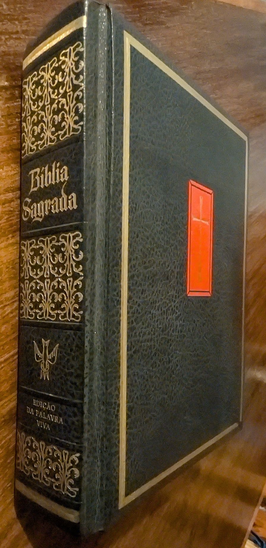 Bíblia (exemplar único com capa de couro e dourado)