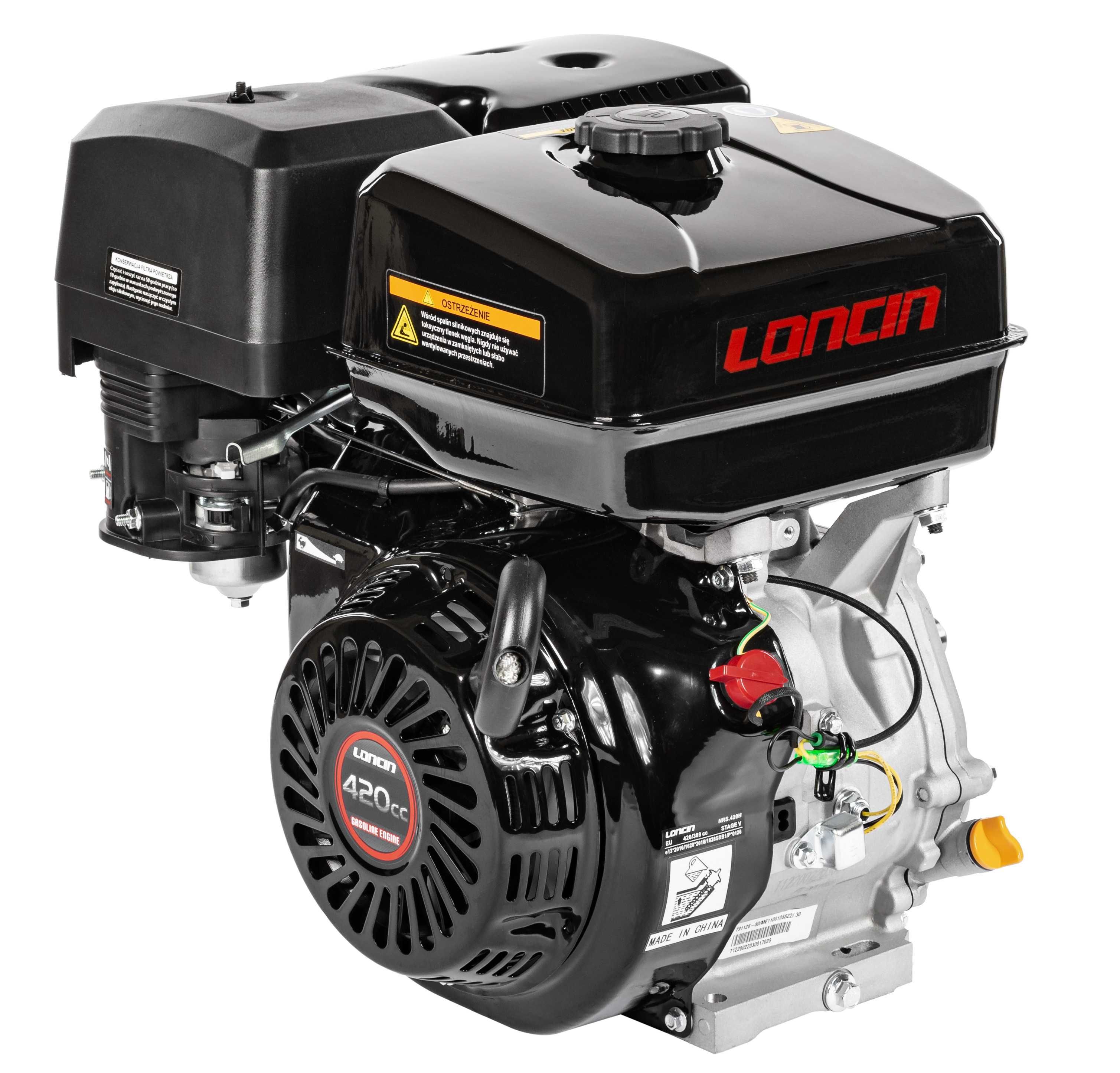 Silnik Loncin G420 wał 25mm Euro 5  G420F-A