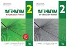 NOWE/ Matematyka 2 Zbiór zadań + Podręcznik Zakres Podstawowy PAZDRO