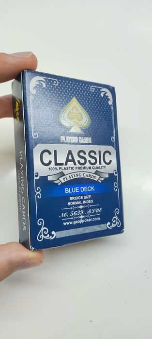 Cartas 100% plástico poker