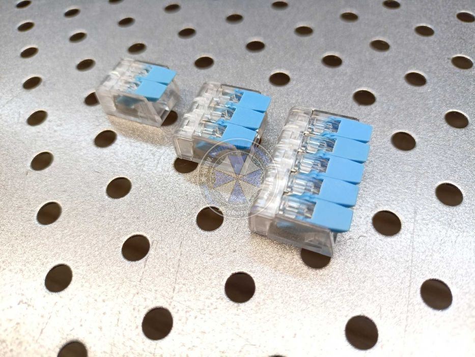 Zestaw szybkozłączek elektrycznych 0,2-4mm² 60el.