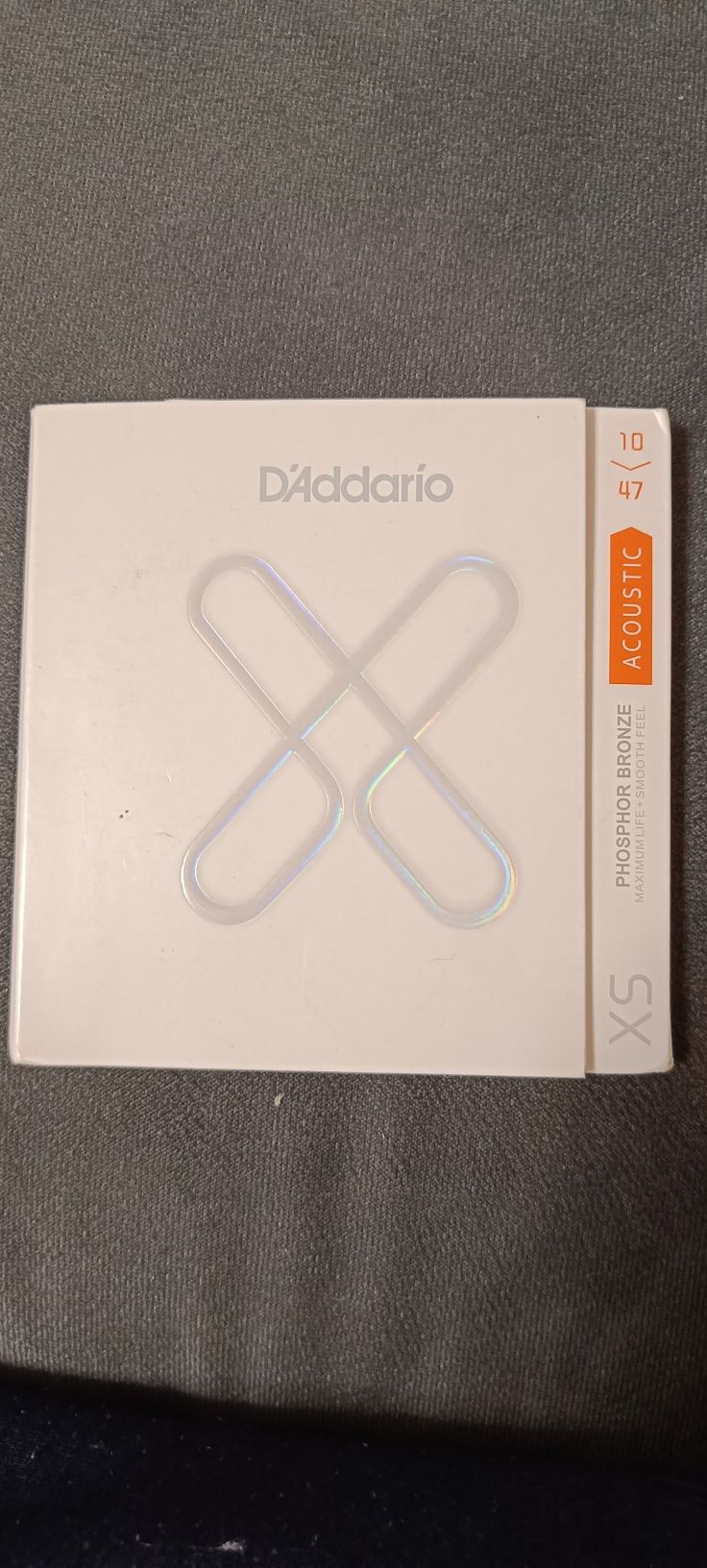 Struny do gitary akustycznej D'addario XSAPB1047 XS COATED 10-47