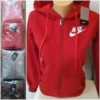 Bluzy damskie na suwak z logo Nike kolory S-XL!!!