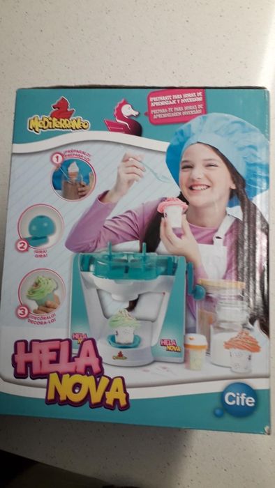 KIT com máquina para fazer gelados