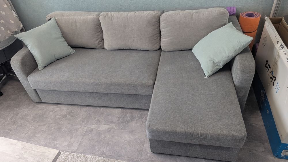 Диван кутовий Sofino Балтика сірий