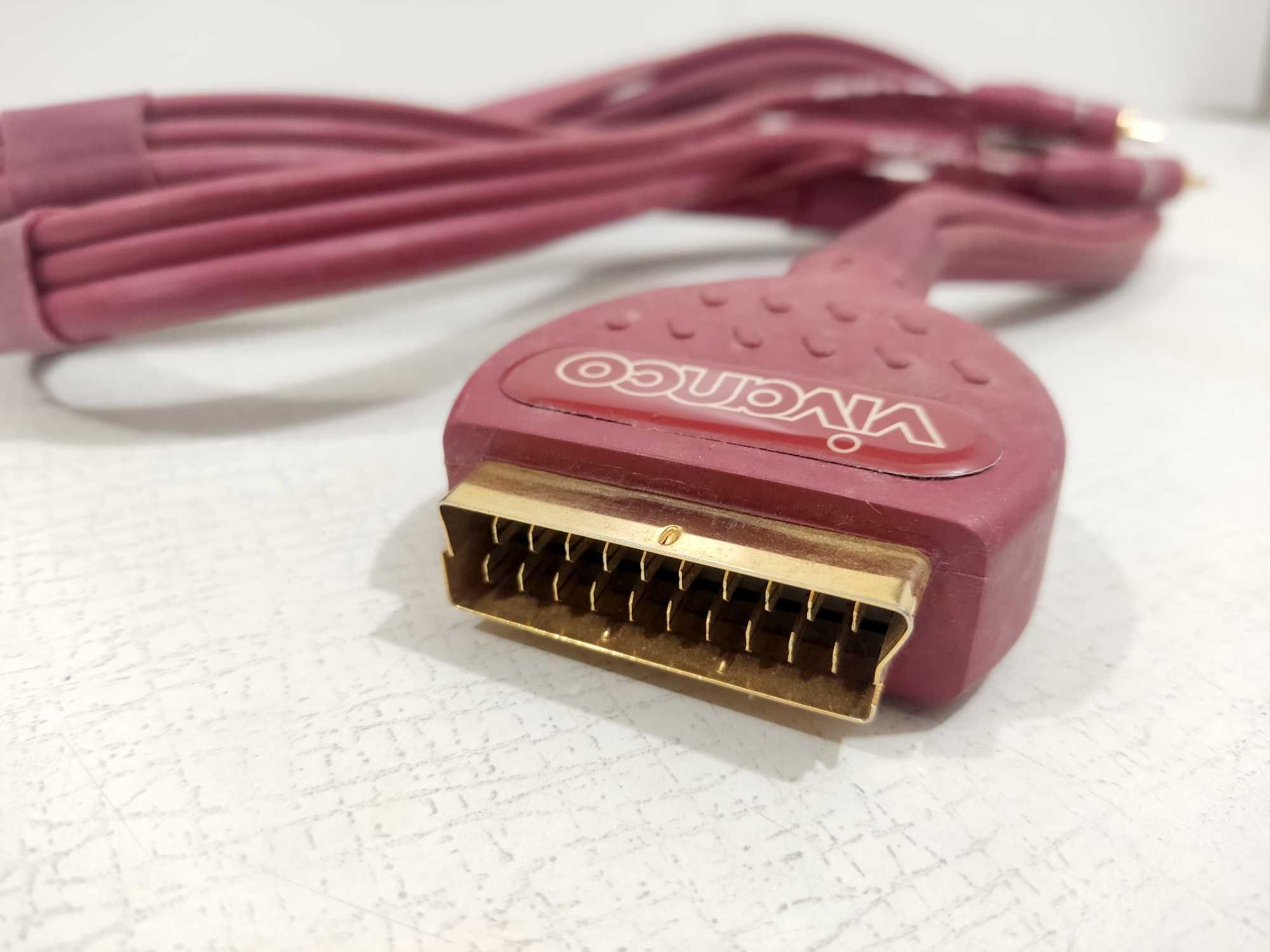 Кабель Scart -Scart 21pin PHILIPS - оригинал