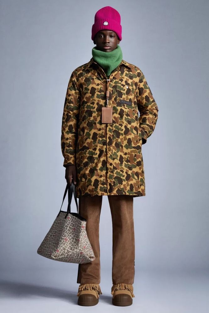 Парка пальто moncler palm angels