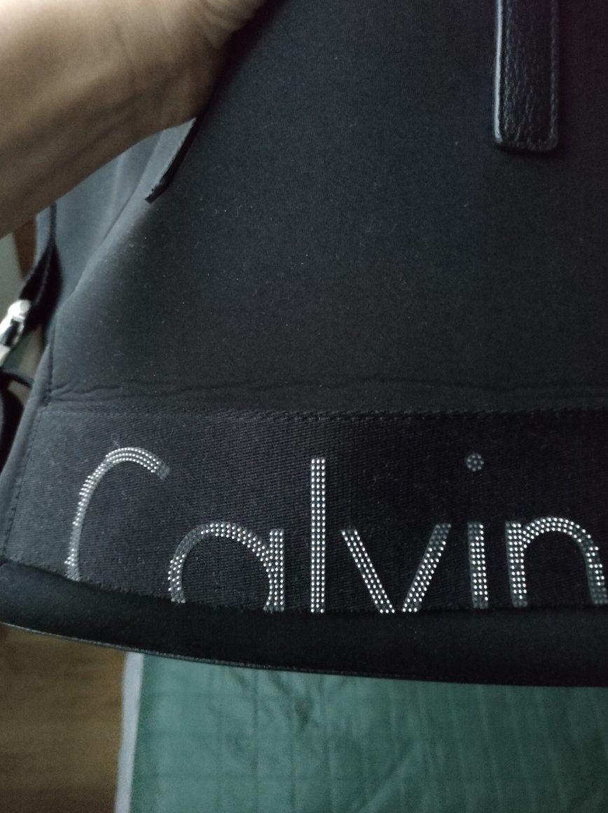 Calvin Klein Jeans torebka czarna duża
