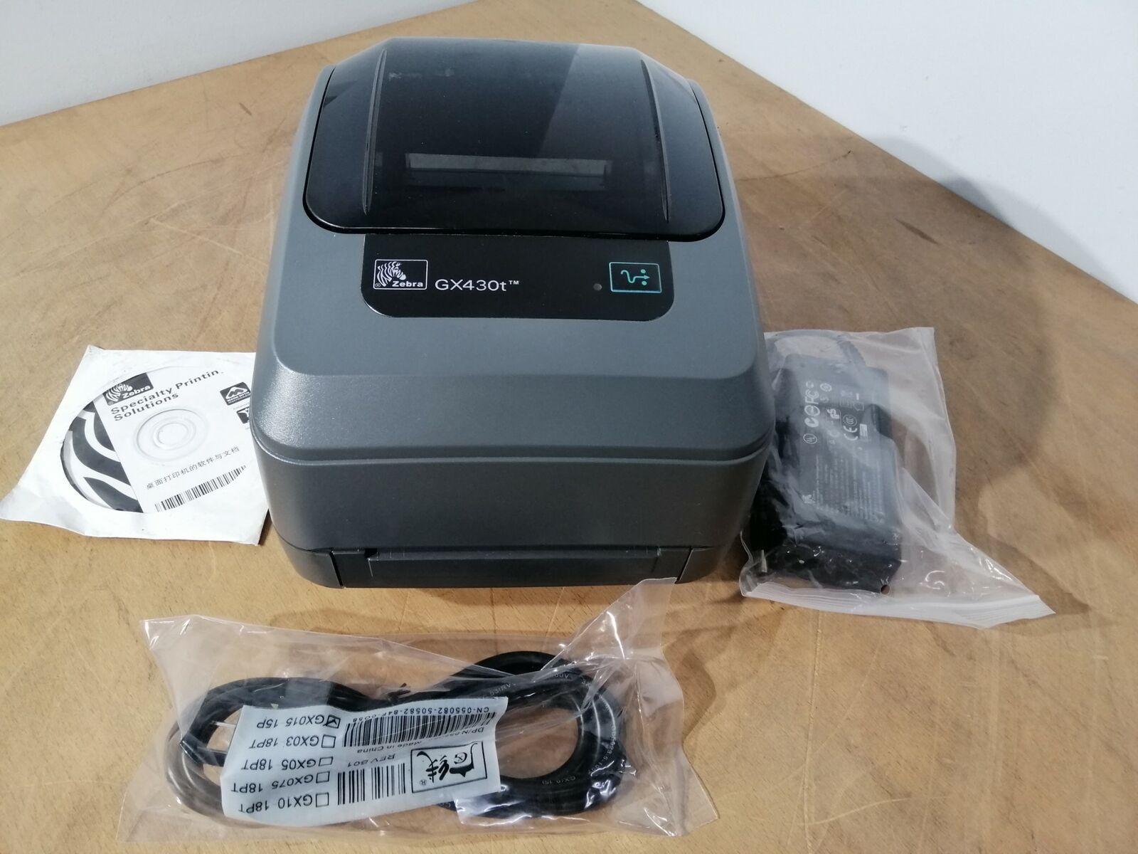 ZEBRA GX430t / GK430 - термотрансферный принтер c термоголовой 300dpi.