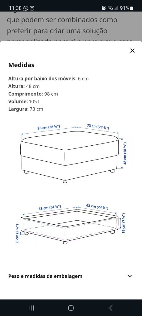 Repousa pés Vimle