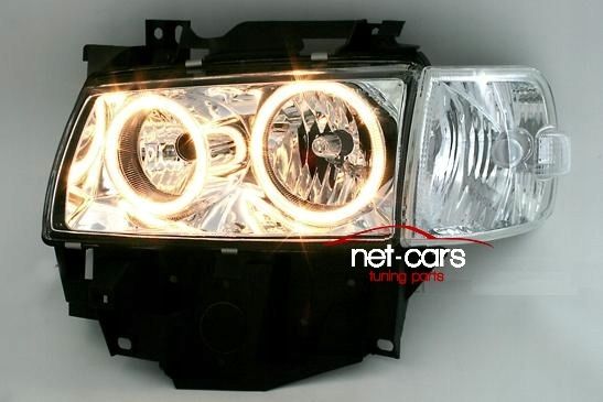 Reflektory lampy przednie VW T4 TRANSPORTER ANGELEYES Lift 94-04