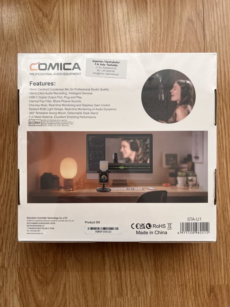 Mikrofon COMICA STA-U1 Kardioidalny