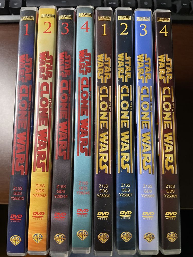 Star The Clone Wars DVD sezon 1-2