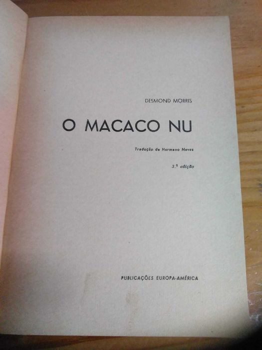 O macaco nu - 1970