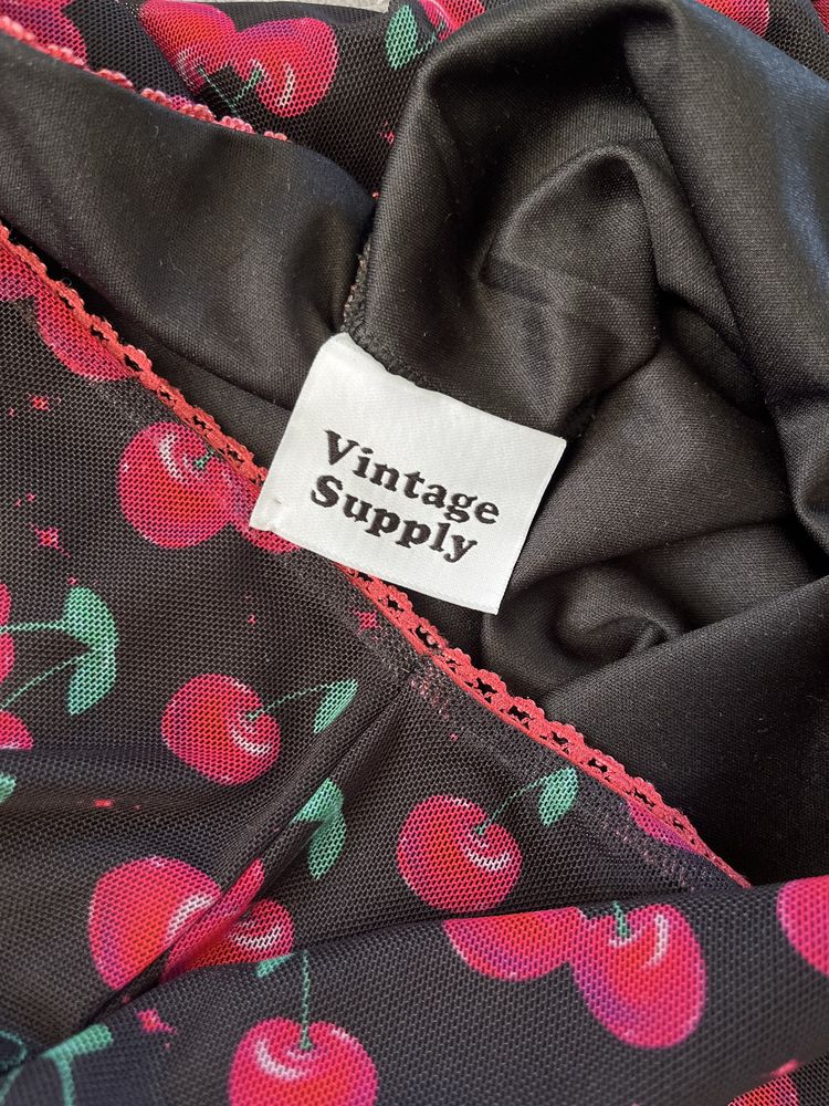 Spódnica cherry w wisienki vintage supply y2k
