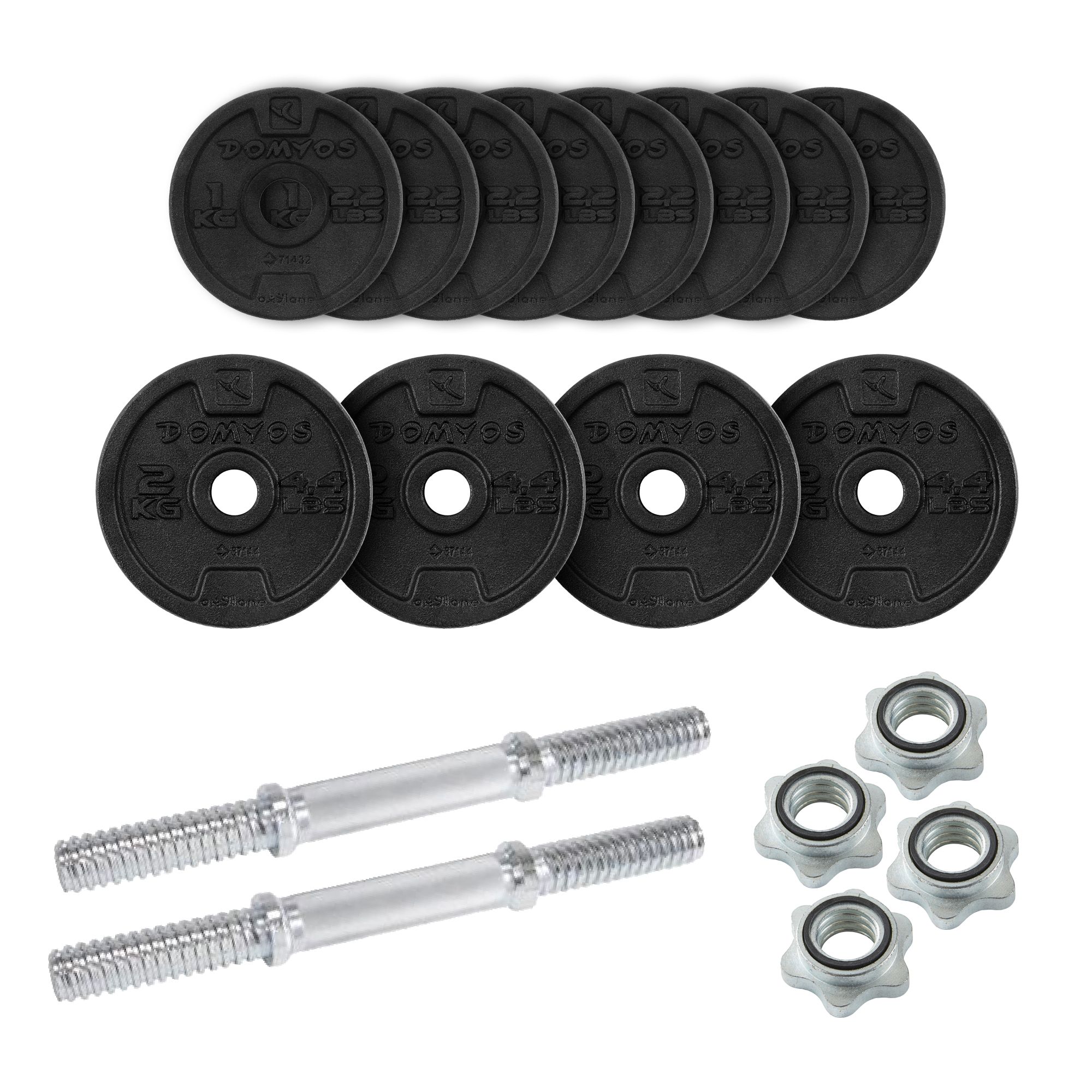 Halteres de Musculação 20 kg (Conjunto)