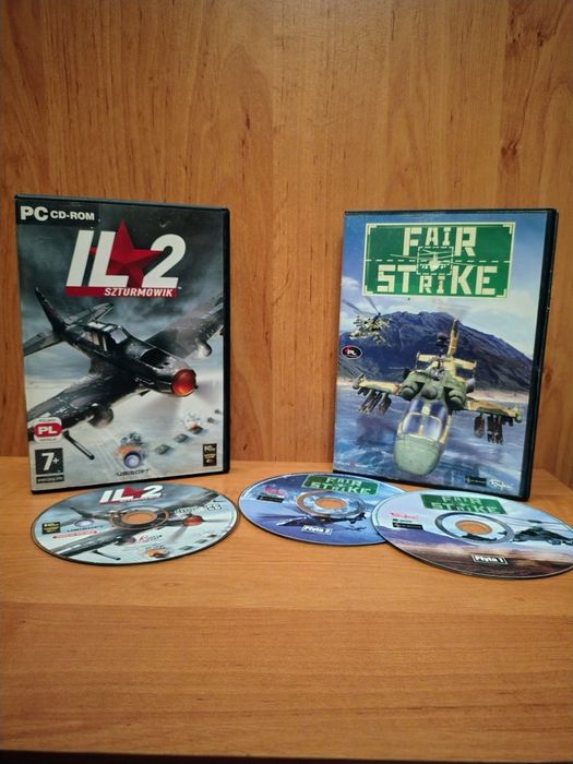 Zestaw Gier na PC IL-2 Szturmowik + Fair Strike | Stan dobry|
