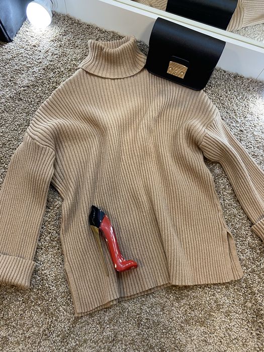 Шерстяні светри гольфи оверсайз рубчик H&M George Zara Mango Pull&bear