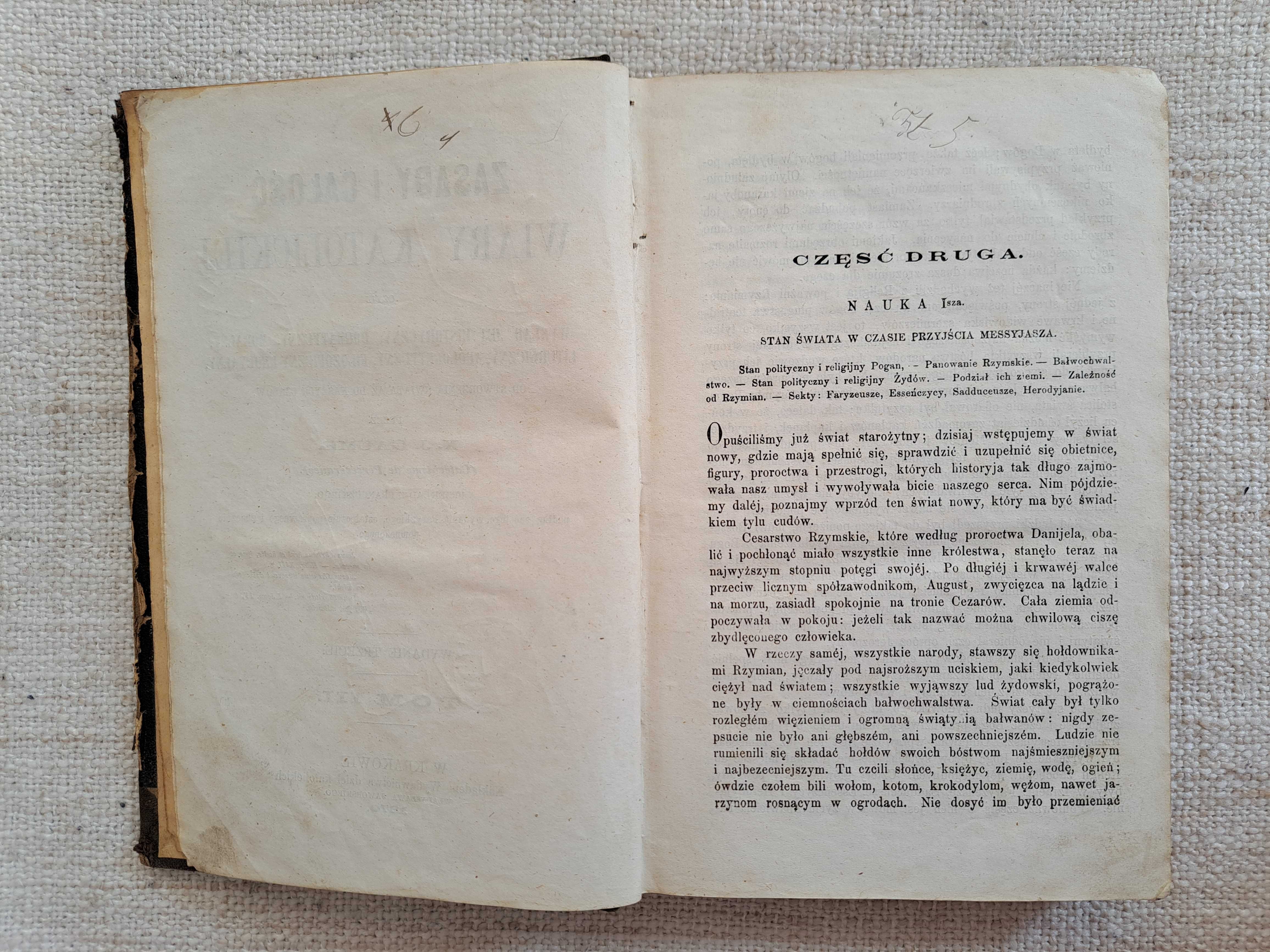1870 rok. Zasady i całość wiary katolickiej. Tom III