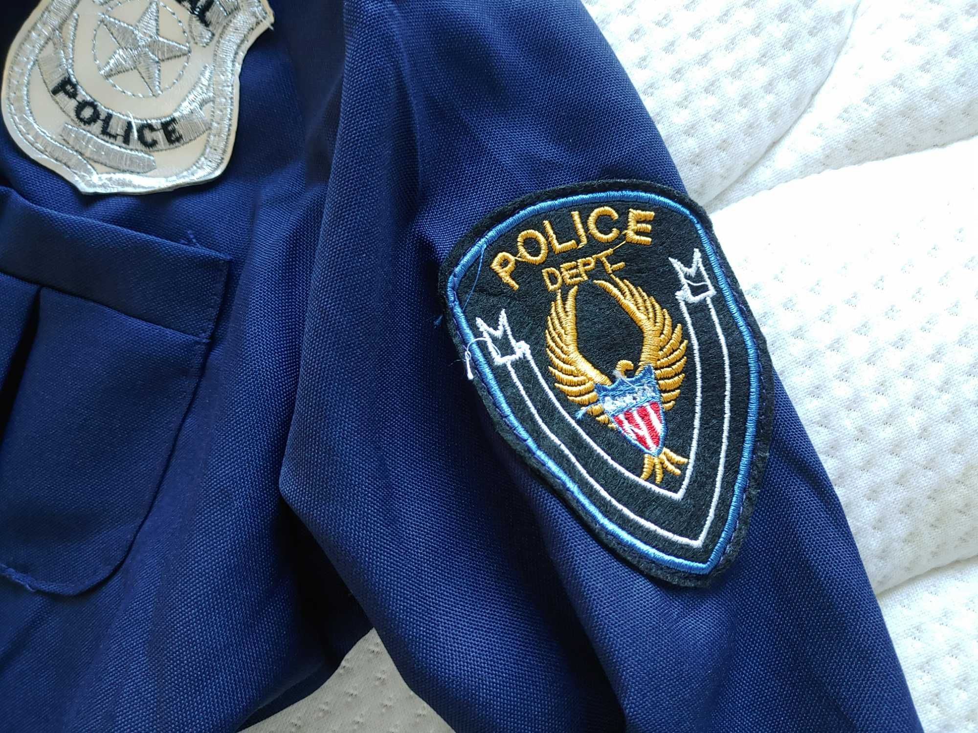 Disfarce menina de policia 7-10 anos