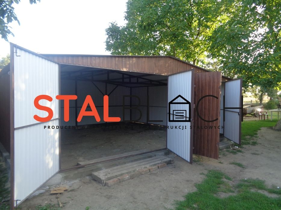 Garaż 3x5 Drewnopodobny