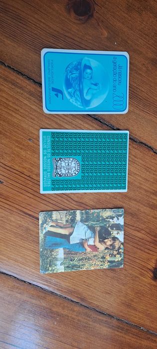 13 calendários de 1982 a 1984