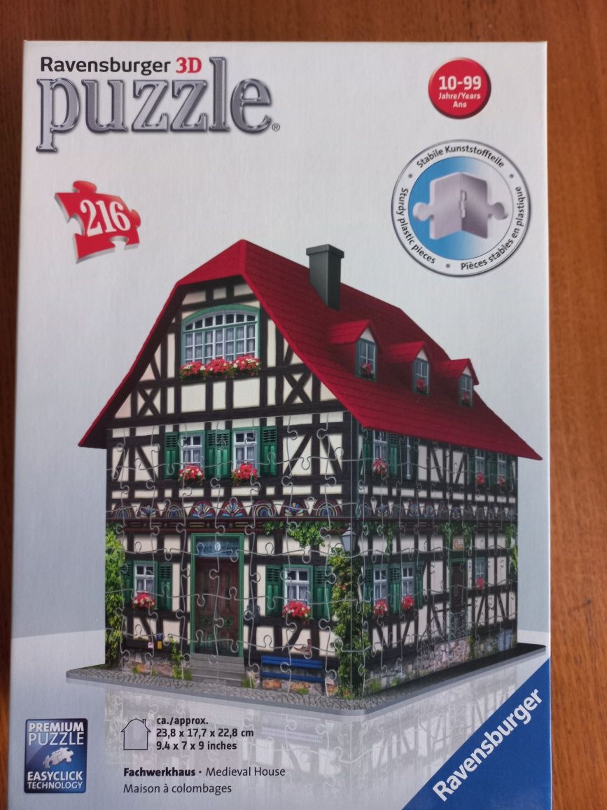 Puzzle Ravensburger 3D.Medieval House