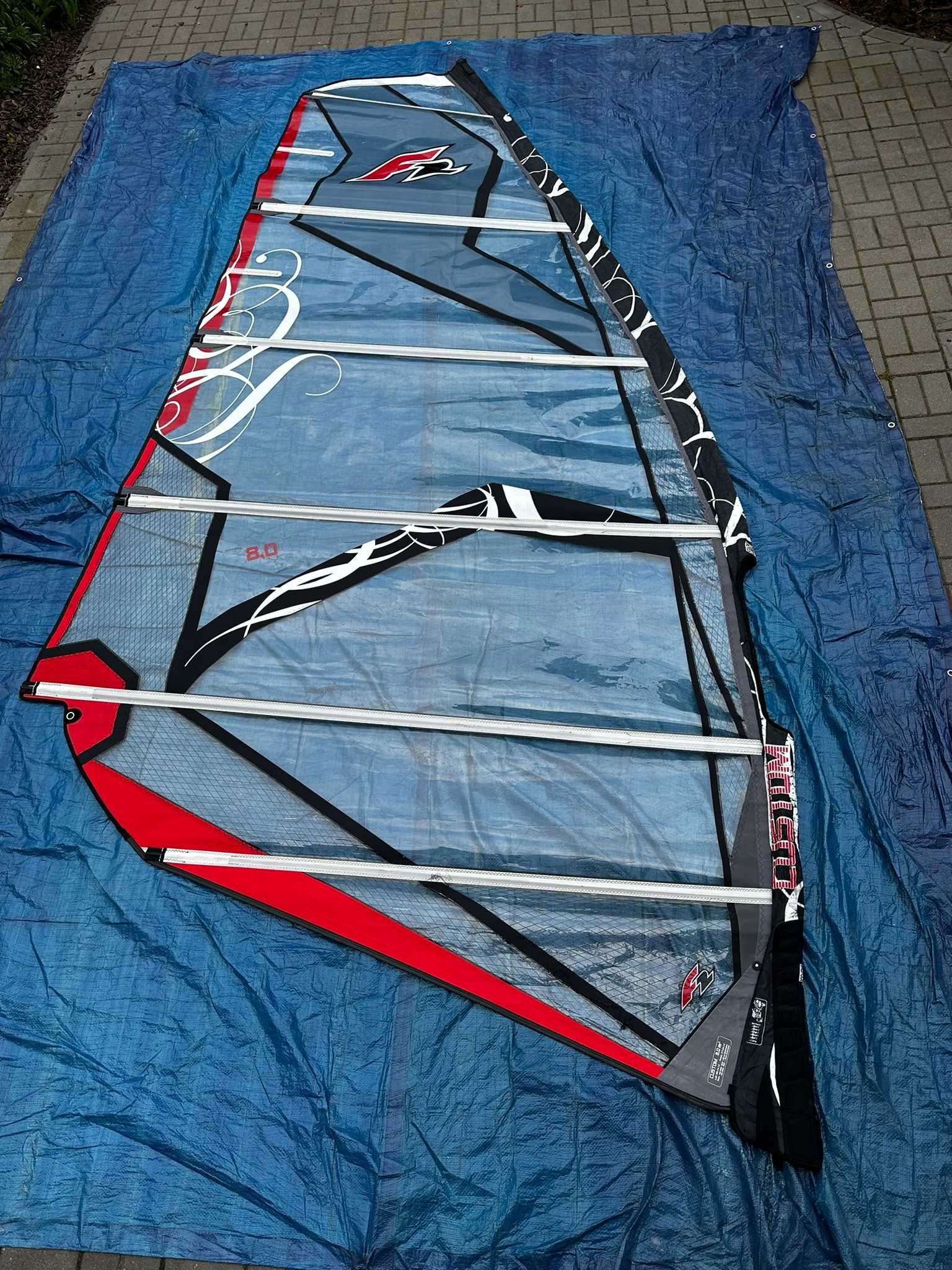 Żagiel windsurfingowy F2 CUSTOM 8.0