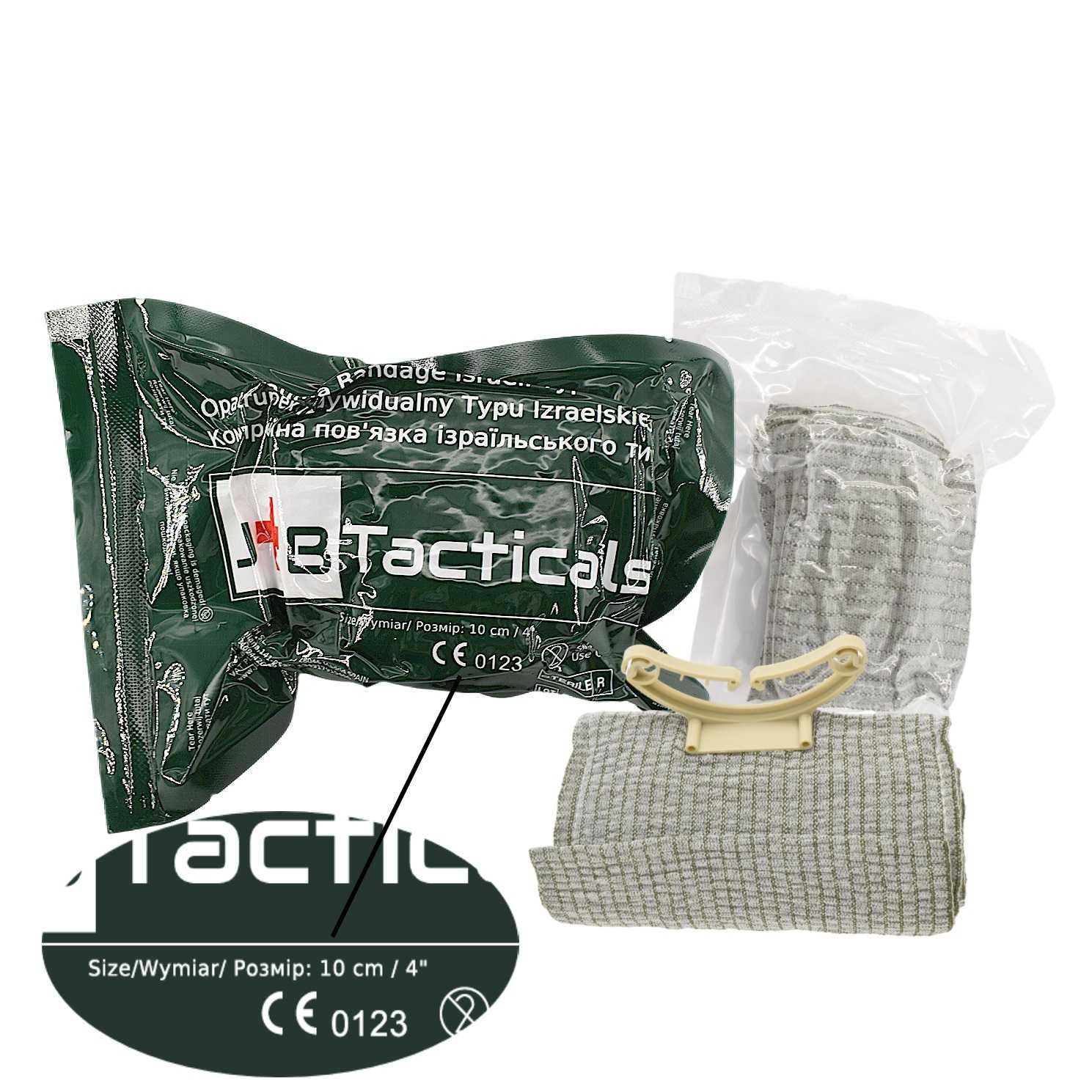 Bandaż Izraelski 10 cm JB TACTICALS trauma bandage opatrunek 4"