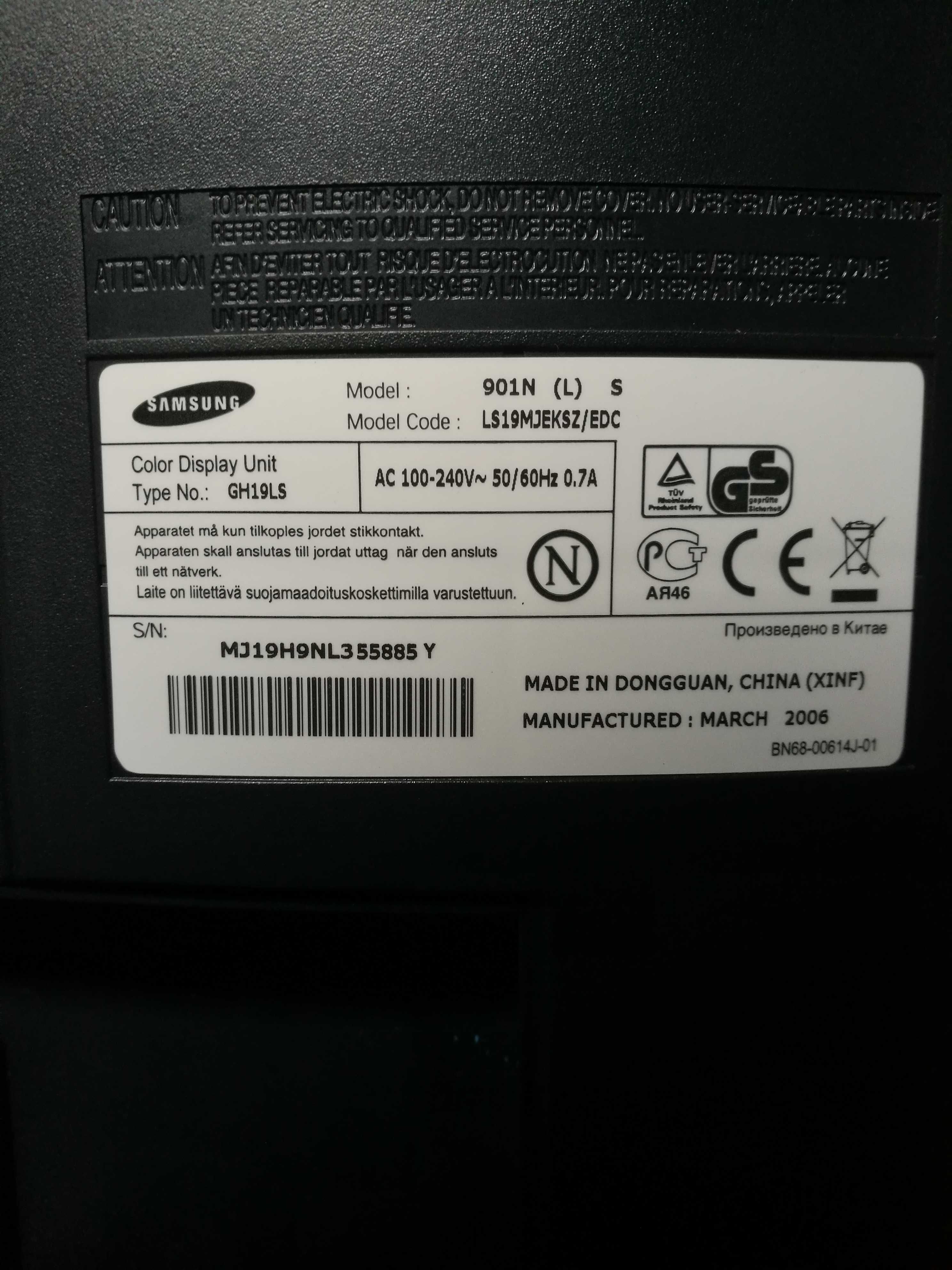 Oportunidade: Monitor Samsung LS19MJEKSZ/EDC