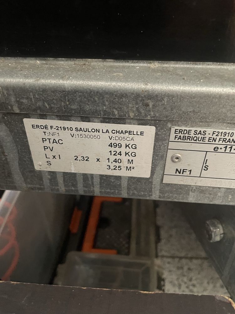 Reboque para carga 500kg