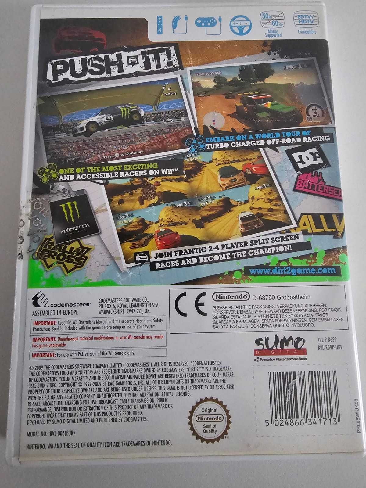 Colin McRae Dirt 2 Nintendo Wii komplet zadbana