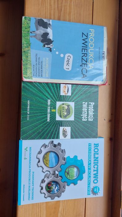 Podręczniki produkcja zwierzęca,, technika w rolnictwie