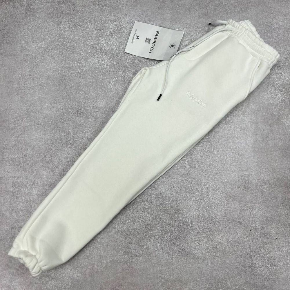 РОЗПРОДАЖ -50% Мужские спортивные штаны белые флис БРЕНД люкс s-xxl
