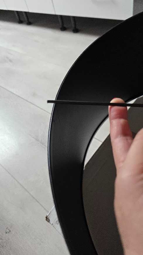 Lampa wisząca Eglo Maserlo 1-punkt E27 ze stali i tkaniny  czarna