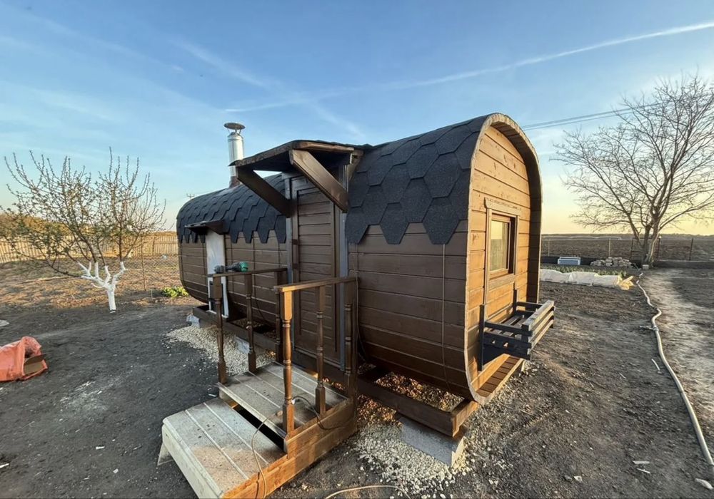 Баня – бочка 5 метрів.