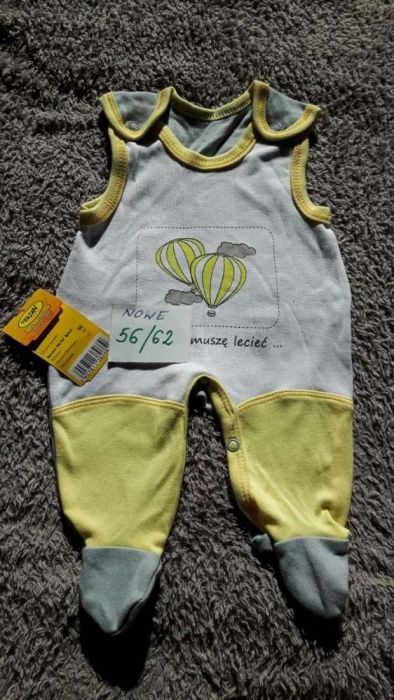 !NOWE! Rozm.56/62, Firmy Terjan, Body, śpiochy