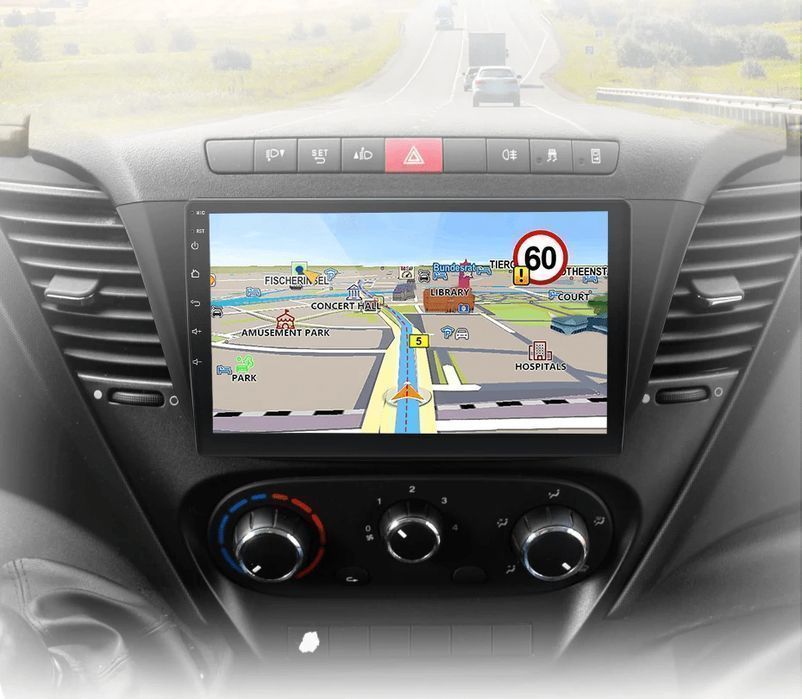 Radio 2-DIN CarPlay Android do Iveco Daily 2014 - 2021, 1GB, 32GB