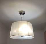 Duża lampa sufitowa wisząca na 3 żarówki