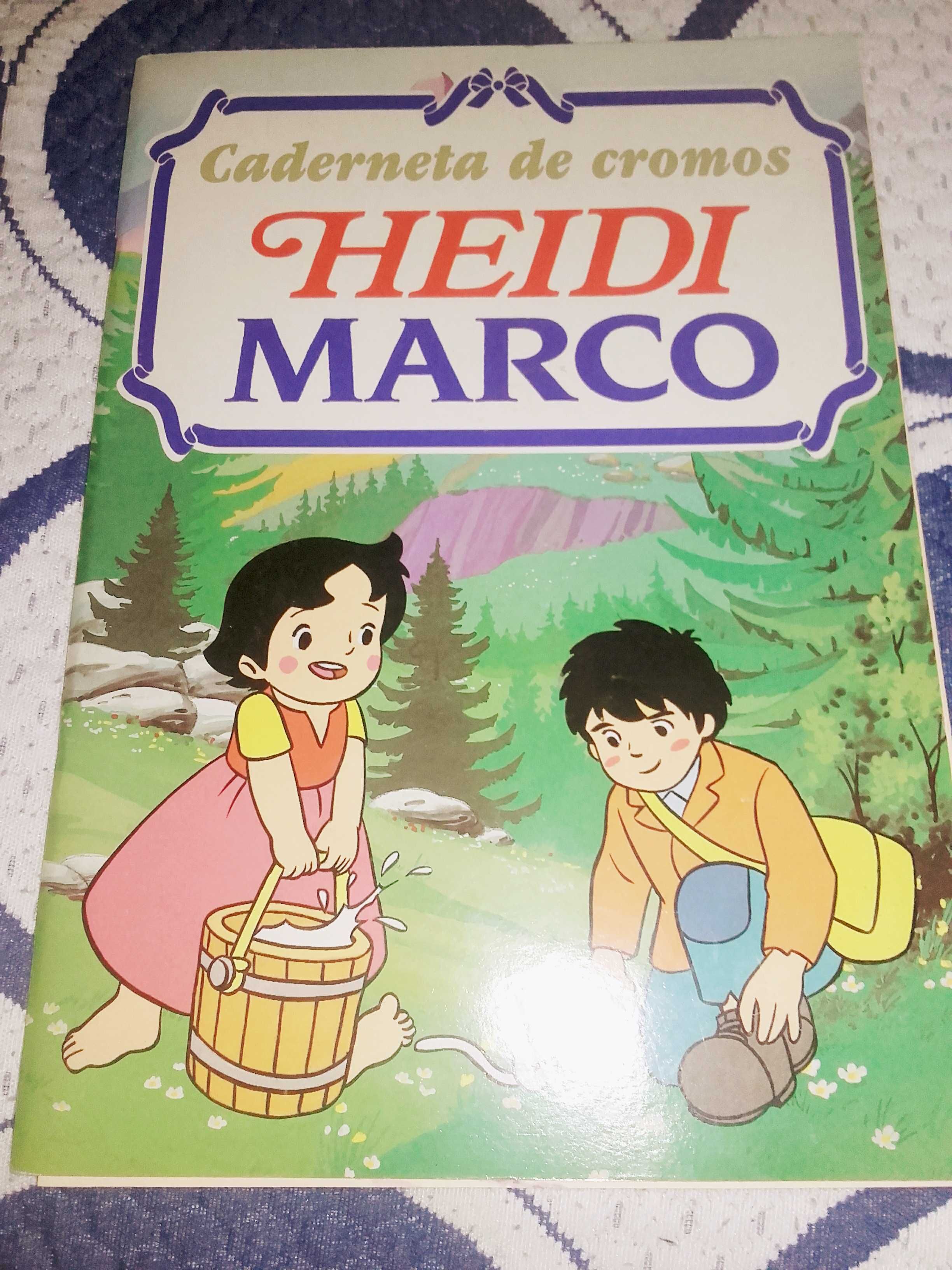 Cassetes Livros Caderneta E Mala Heidi Marco Conjunto/Separado